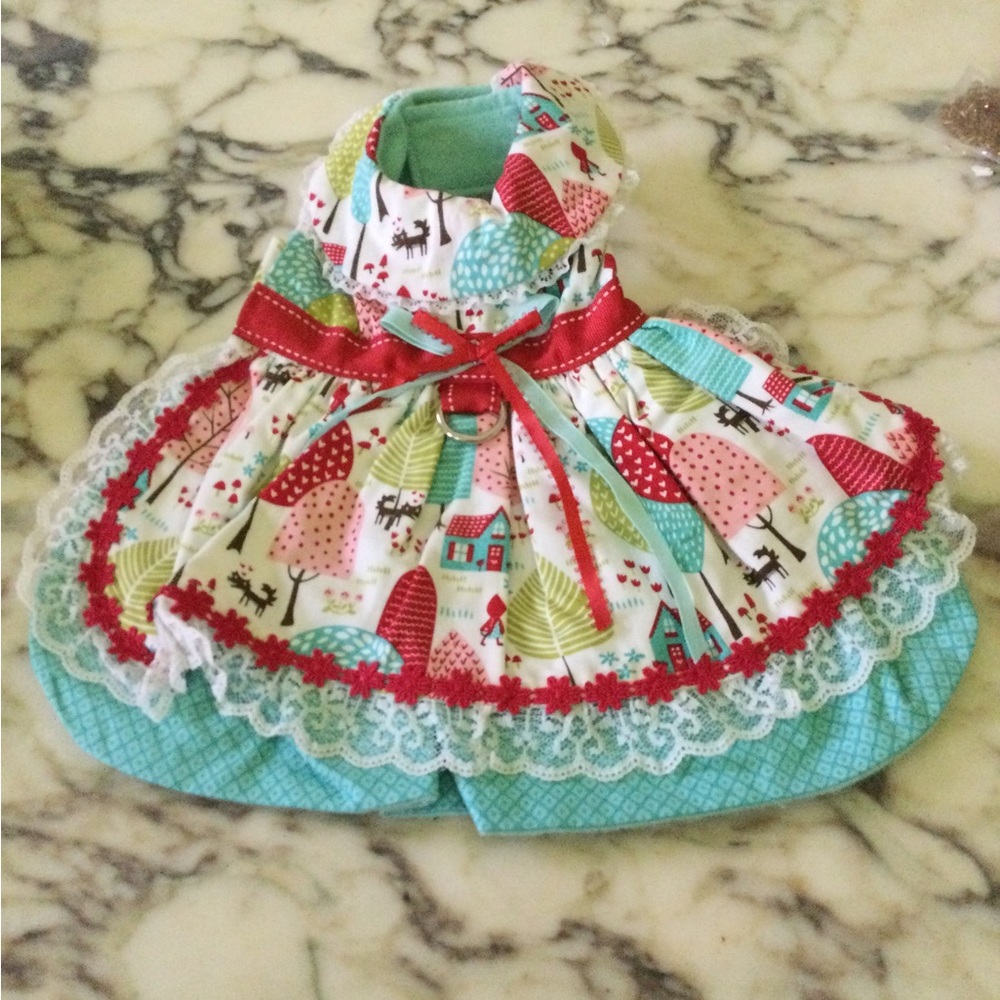 Halloween Little Red Riding Hood Dog Costume